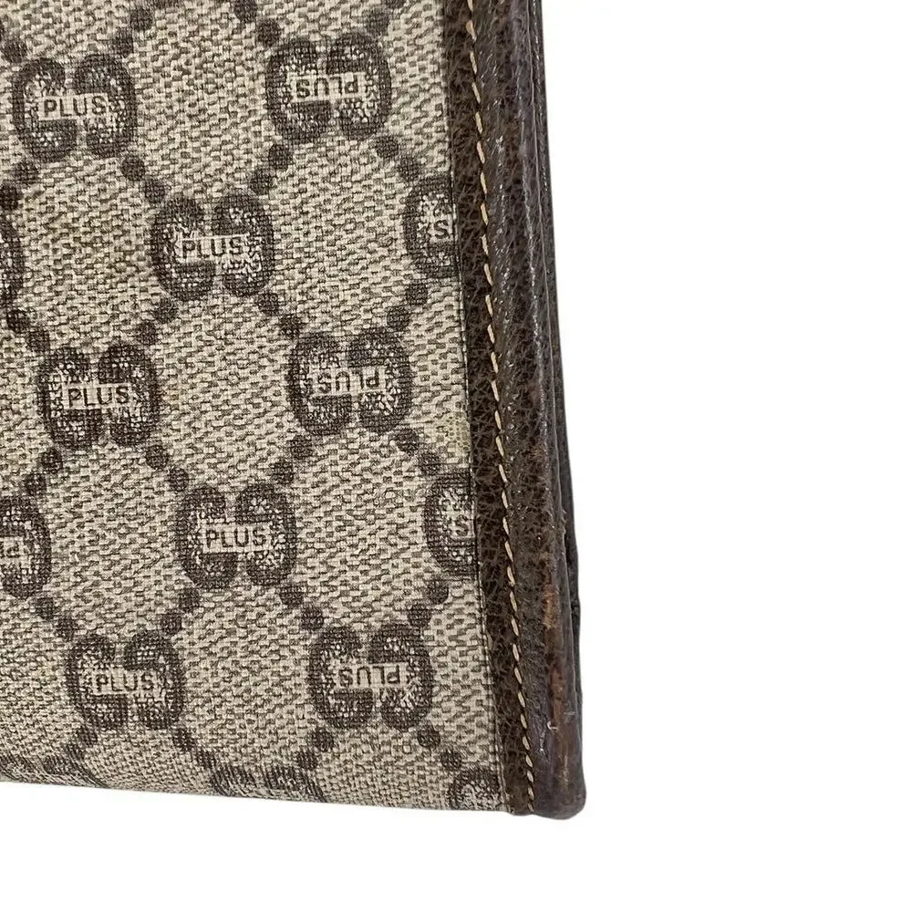 Gucci Plus Monogram Top Zip Pouch‎ Clutch